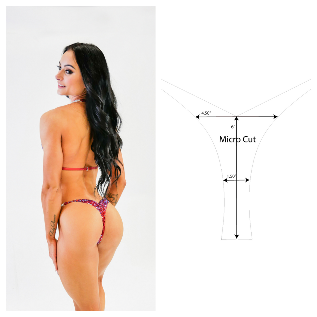 Micro Competition Bikini Bottom Cut
