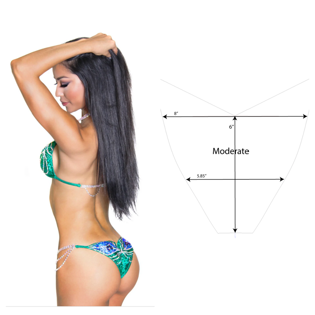 Moderate Competition Bikini Back Cut