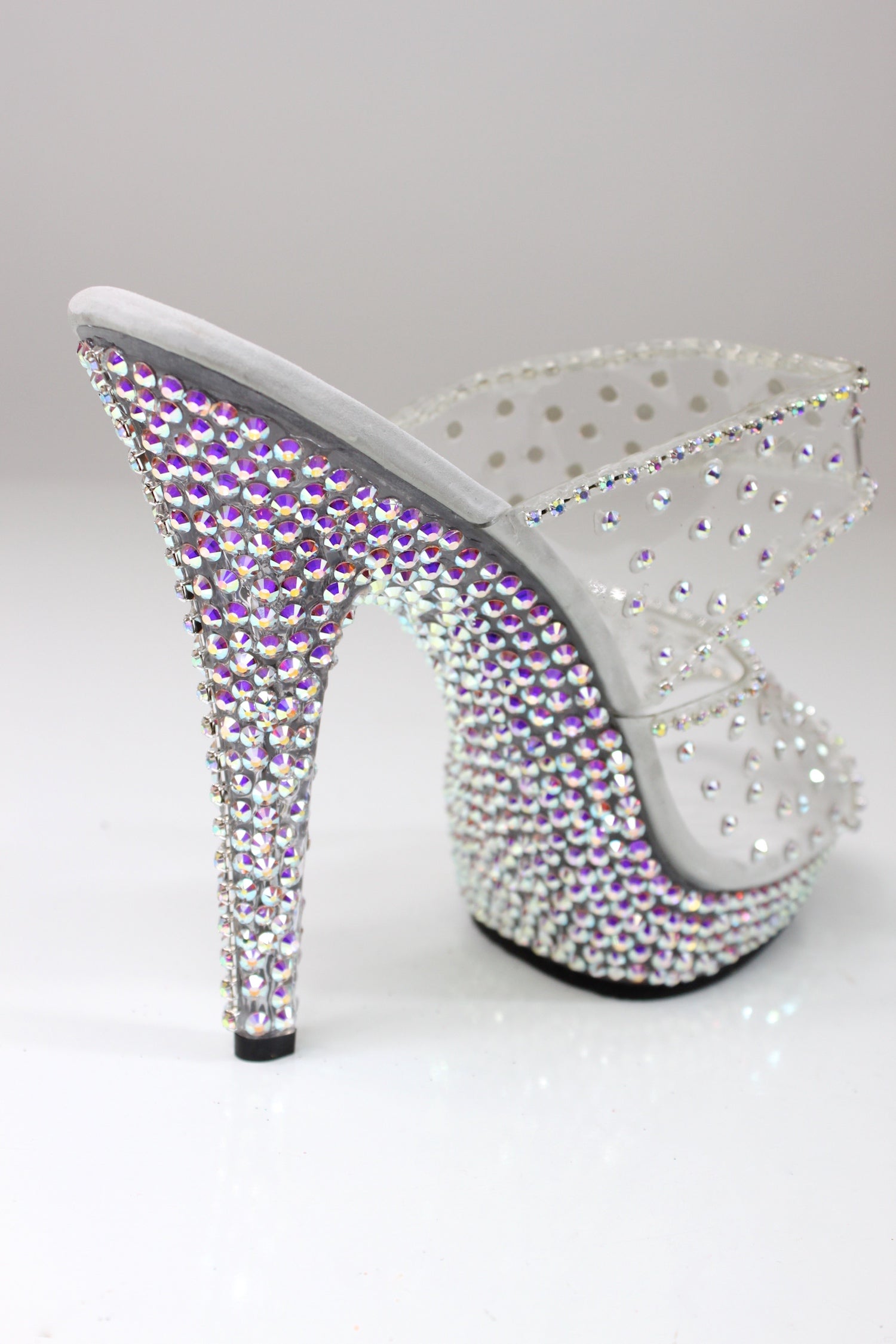 rhinestone encrusted heels