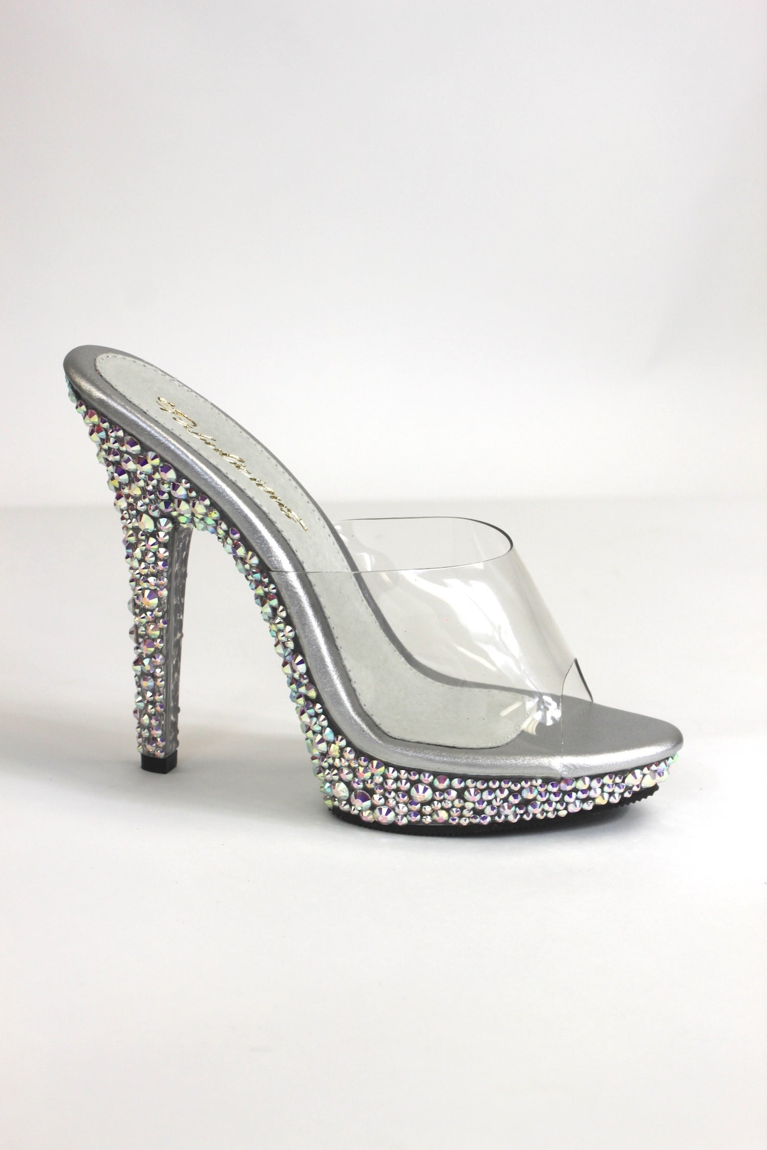 rhinestone encrusted heels
