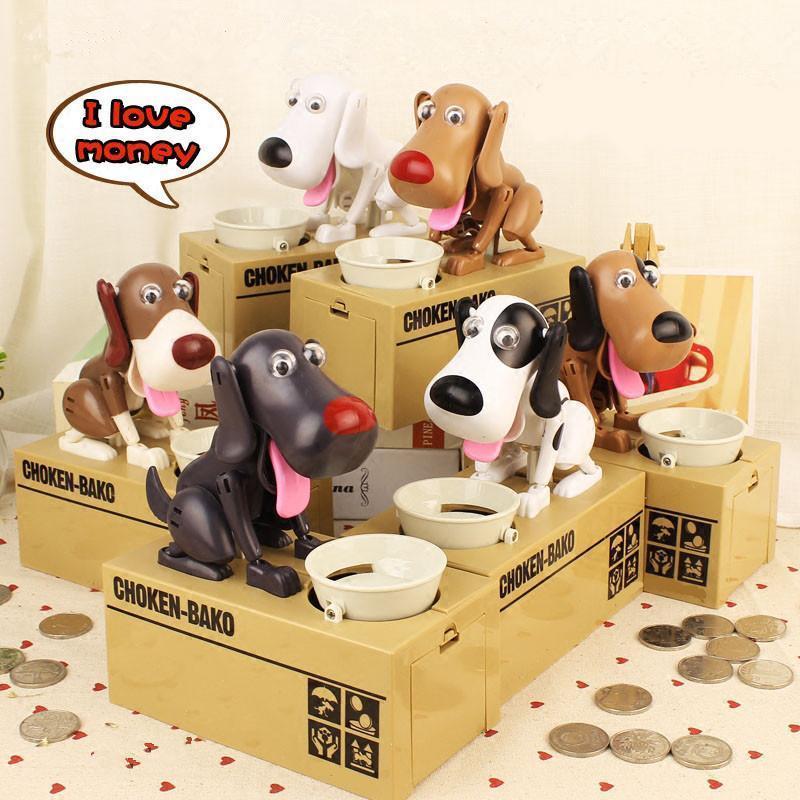 dog bank toy