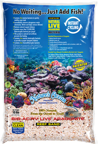 NATURE'S OCEAN Natural Coral Aquarium Base Rock, 40-lb box 