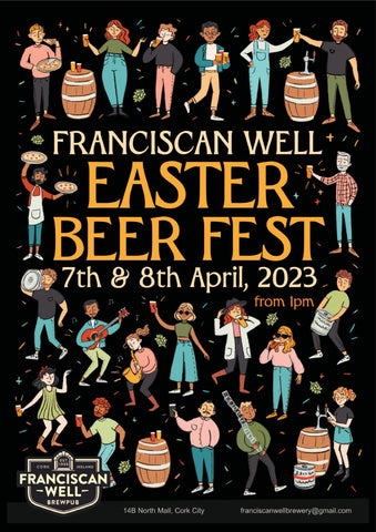 easter beer festival cork poster