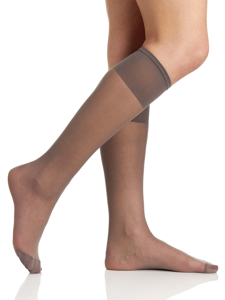 All Day Sheer Knee High With Reinforced Toe 6355 Eberkshire 