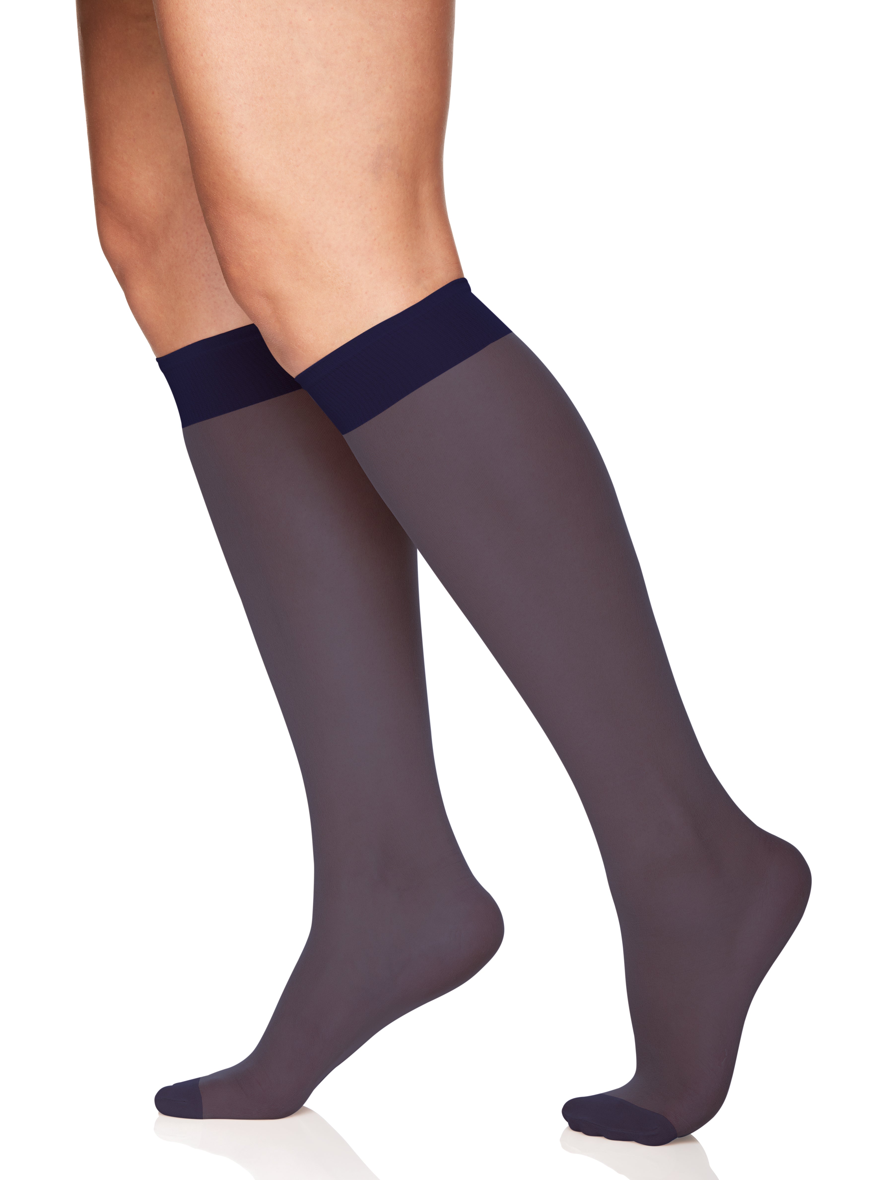 Berkshire Queen All Day Sheer Knee High Stocking Reinforced Toe 6451 Berkshire