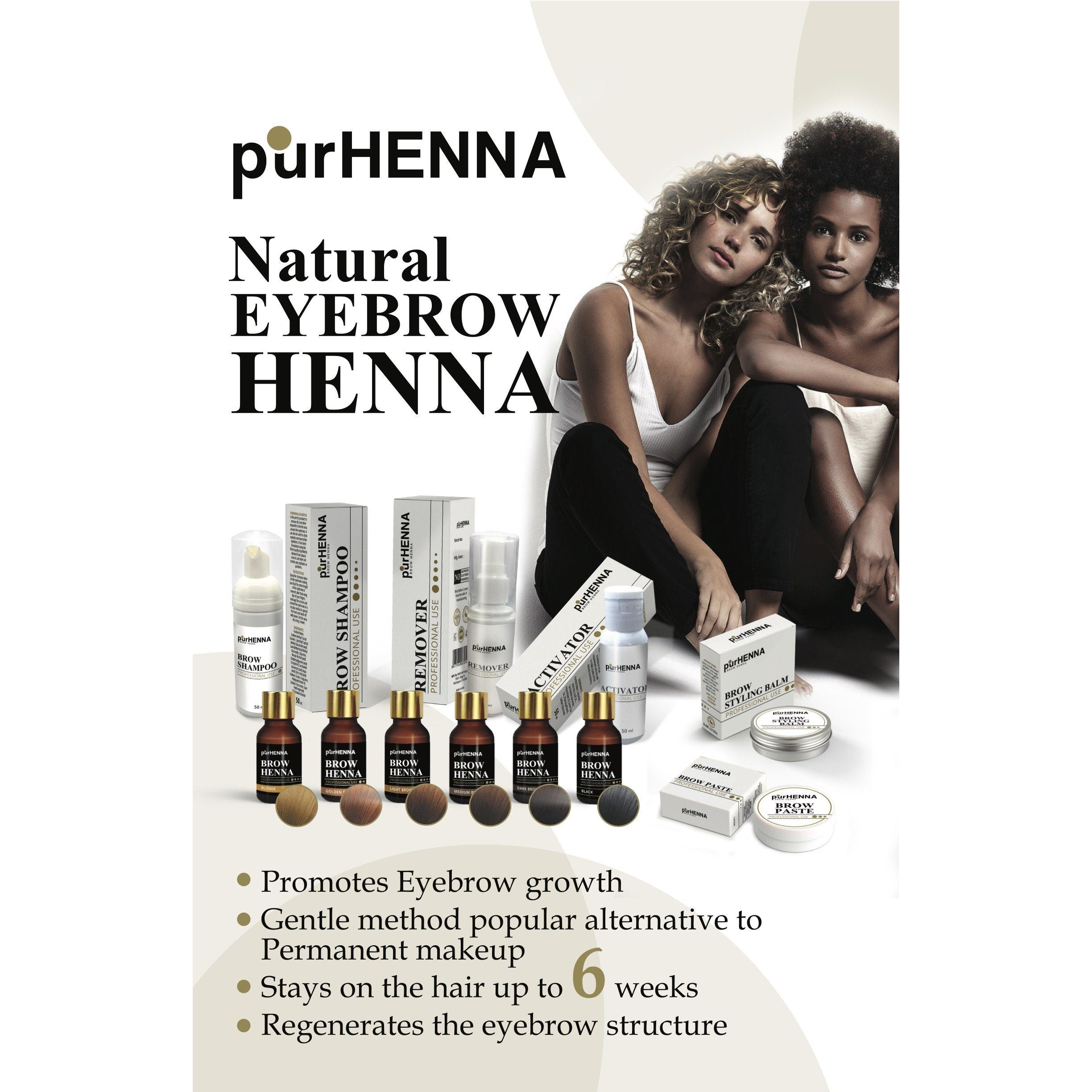 purHENNA®, brow henna