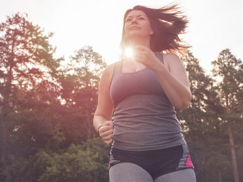 woman running