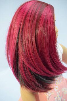 Long Straight Red Hair Wig Red Velvet Hair Color Rich Red Hair