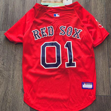 red sox pet jersey