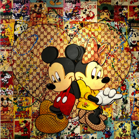 Mickey with Louis Vuitton – Elena Bulatova Fine Art