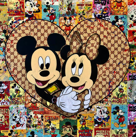 Mickey with Louis Vuitton – Elena Bulatova Fine Art