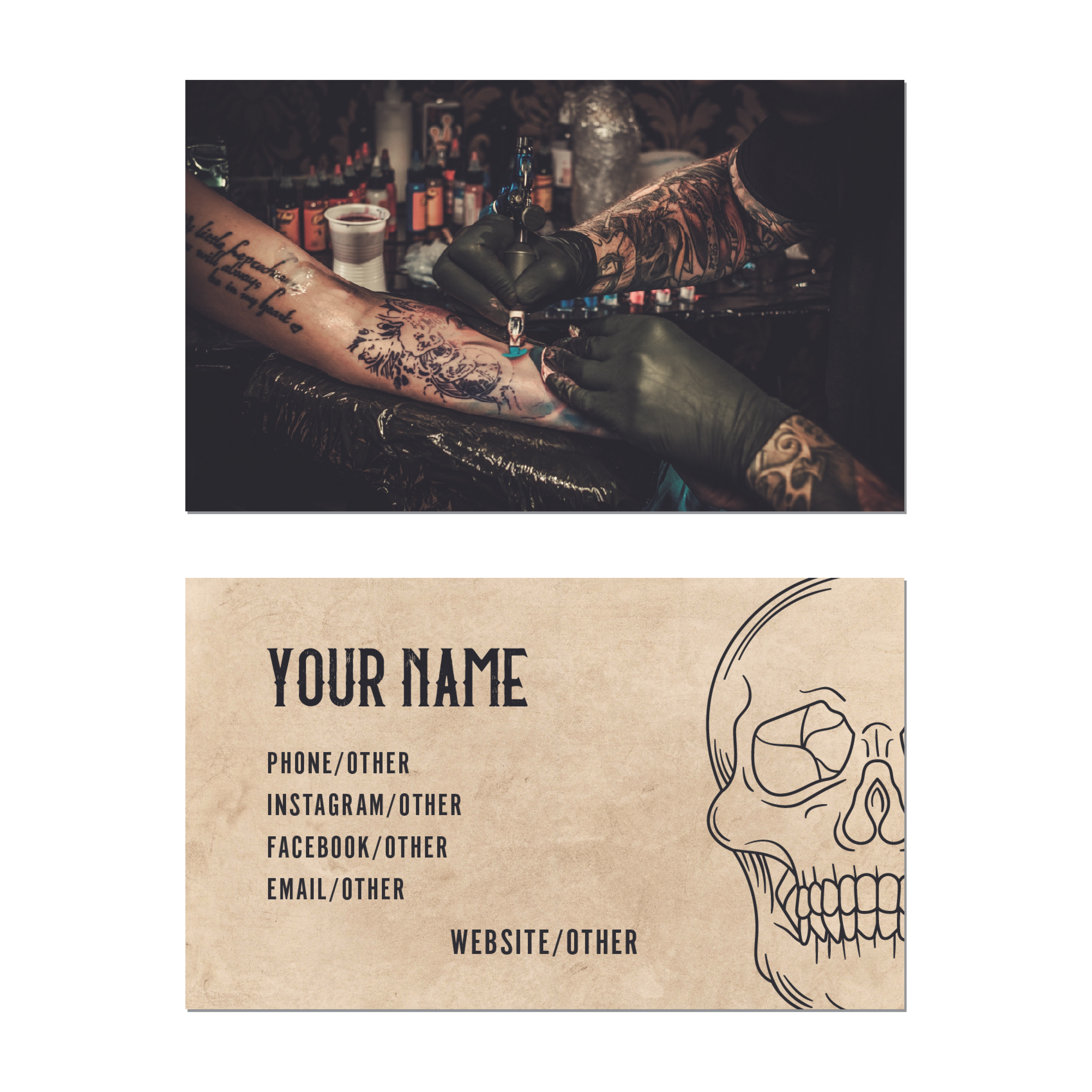 Tattoo Business Card Images  Browse 30170 Stock Photos Vectors and  Video  Adobe Stock