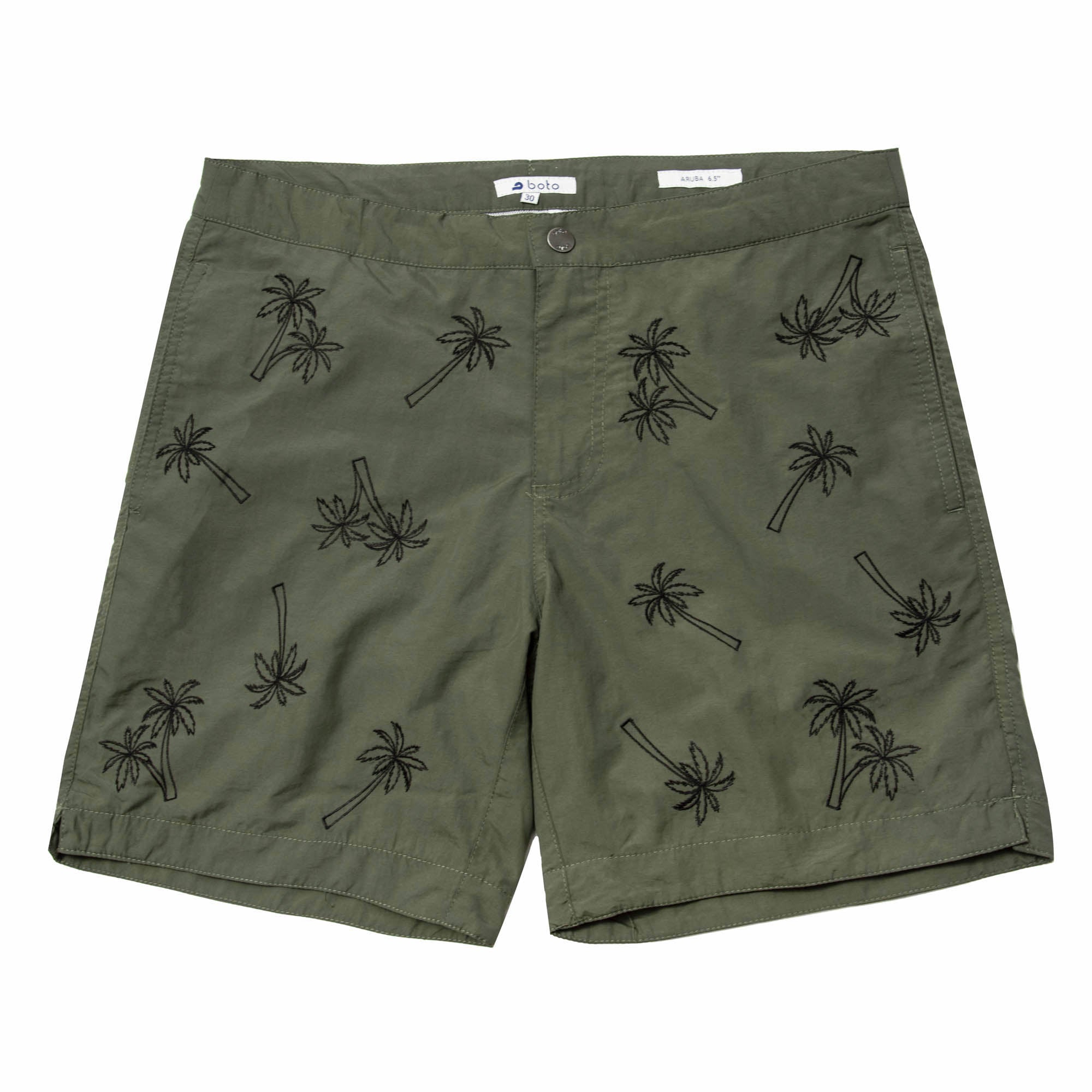 Hook & Tackle - Beer Can Swim Trunks - 6 Colors (S - 2XL) (Size: M, Color: Sea Green) - Tropaholic