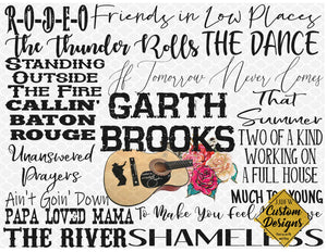 Download Garth Brooks Songs Digital Design Jjdfw Custom Designs