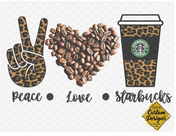 Free Free 197 Peace Love Starbucks Svg Free SVG PNG EPS DXF File