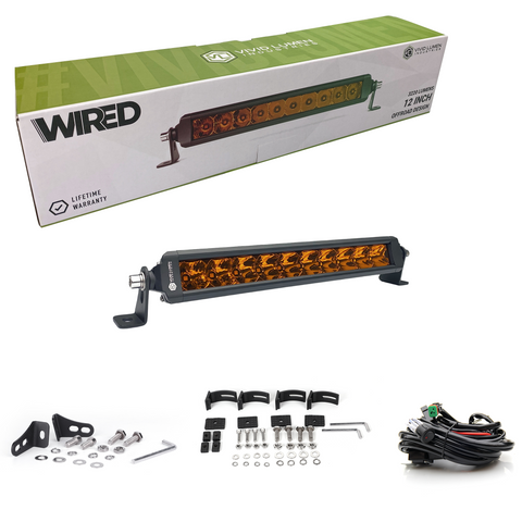 Illustration depicting Vivid Lumen Wired Series light bar's advanced cooling system, ensuring optimal performance and longevity