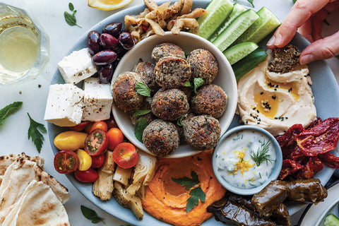 Vegan greek meatballs (keftedakia) by GoGo Quinoa