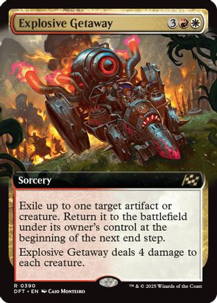 Explosive Getaway (Extended Art) (DFT-390) - Aetherdrift