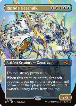 Riptide Gearhulk (Borderless) (DFT-353) - Aetherdrift Foil
