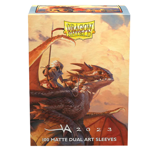 Dragon Shield: Japanese Size 60-Count Brushed Art Sleeves - Christmas 2023