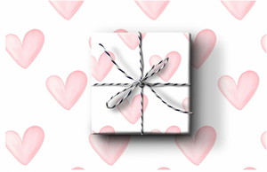 Pink Heart Wrapping Paper