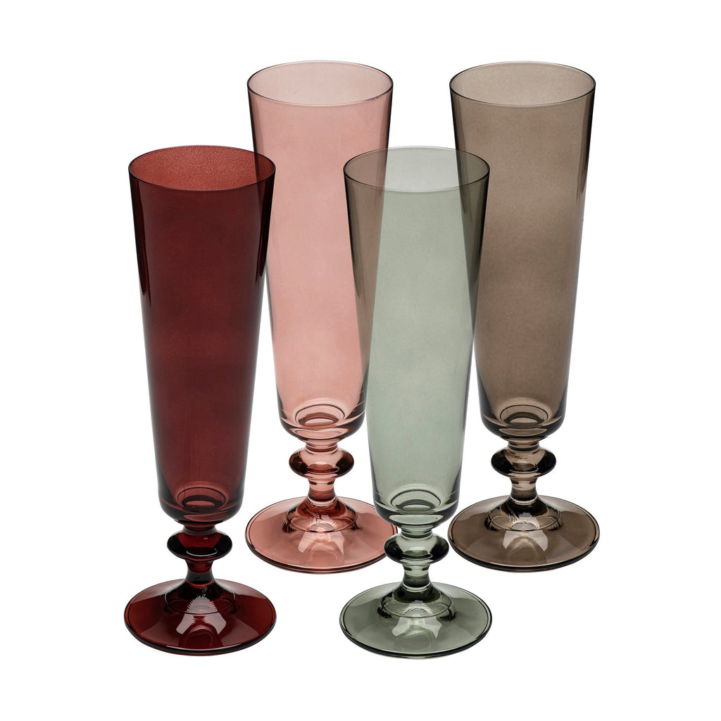 Gio Lines Champagne Flutes (Set of 4)