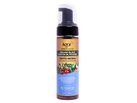 Agor Organic Black Castor Oil Hair Mousse