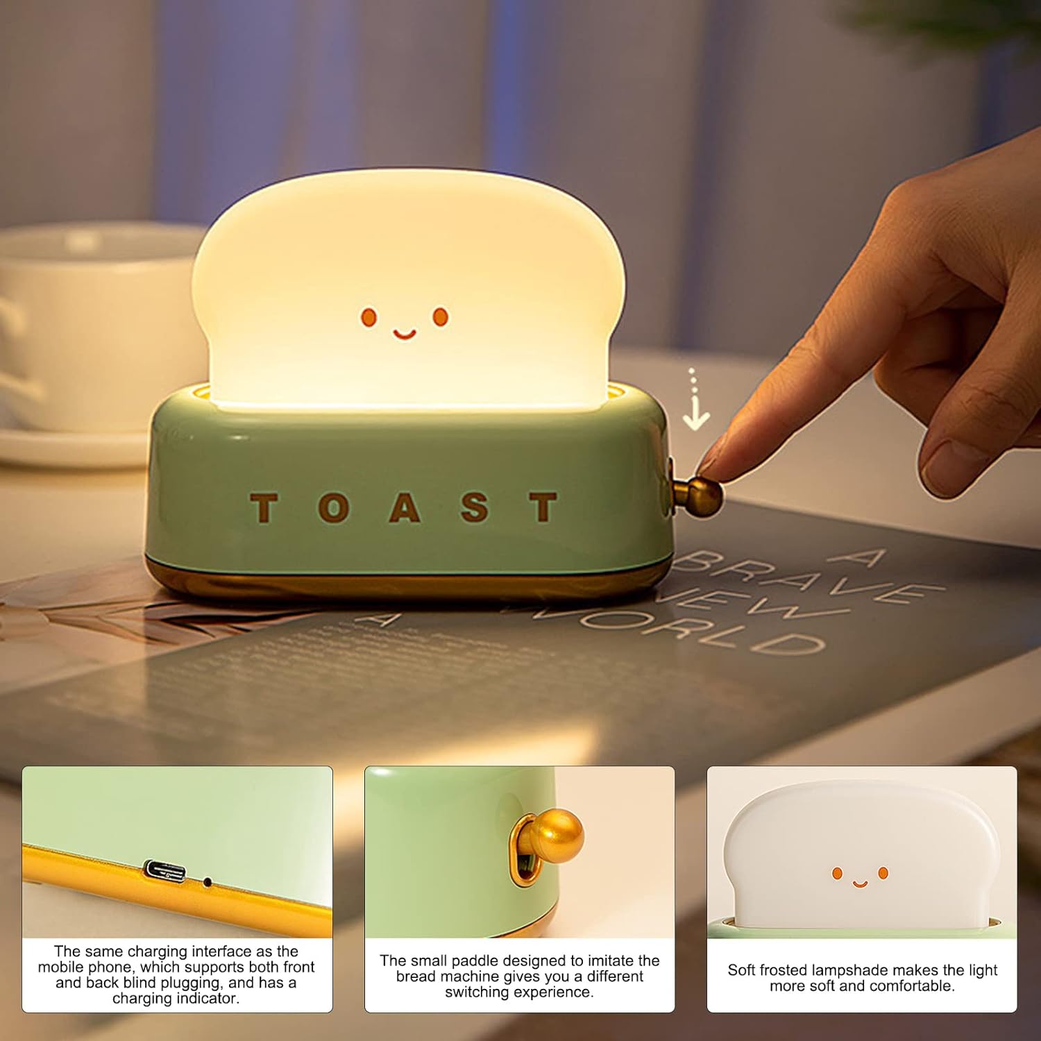 toast machine night light