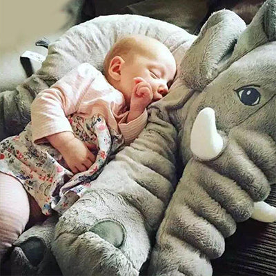 Kawaii elephant pillow plush