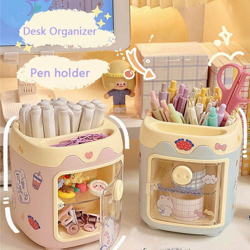 Kawaii Stationery Organizer With Large Capacity For Kids And Students Ins  Cute Ikea Plate Storage For Office And Desktop Use 230627 From Bong10,  $9.92