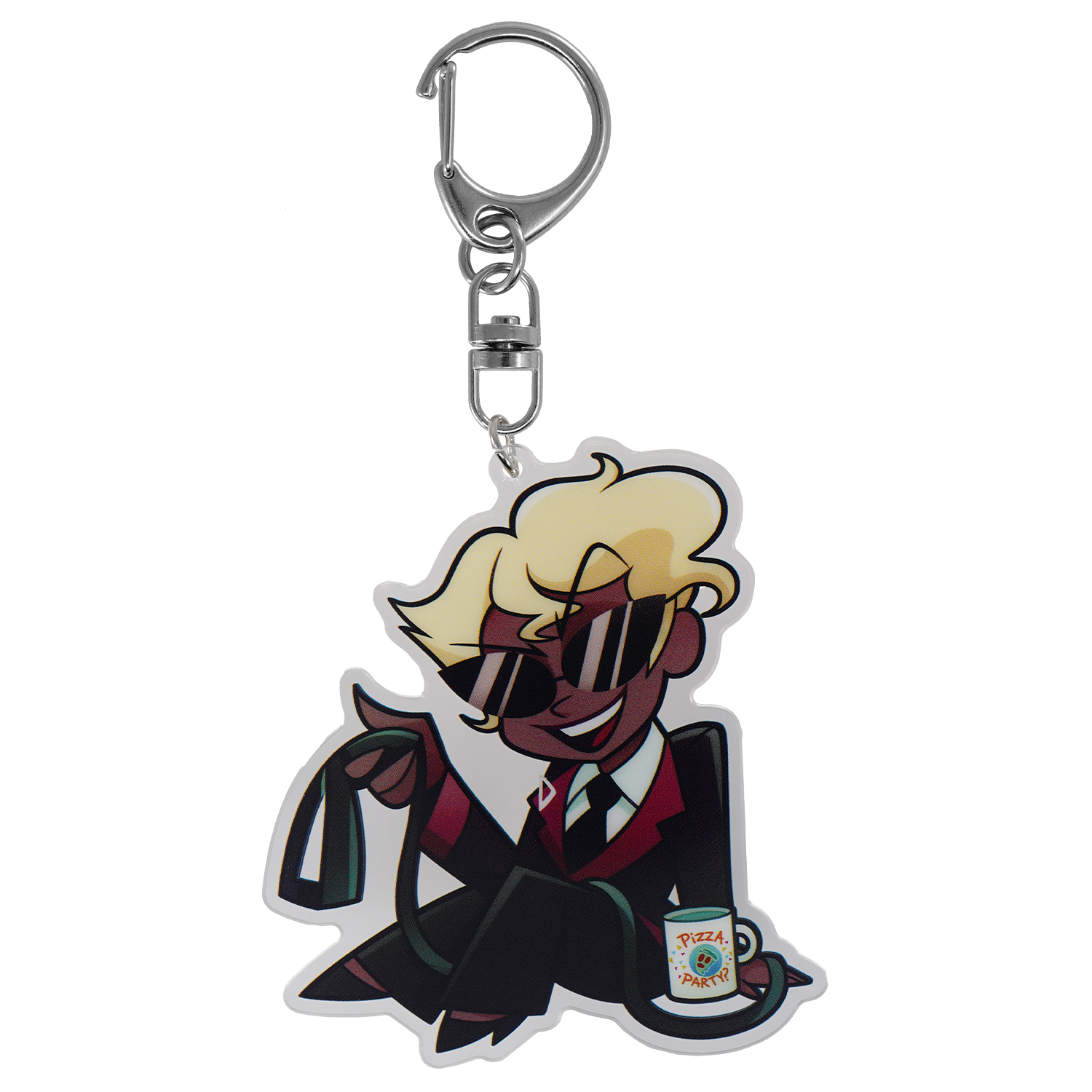 Agent 2 (Full Moon) Acrylic Keychain