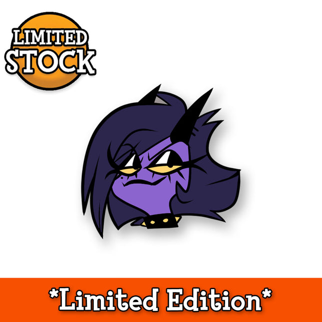 Goth Millie - Enamel Pin *LIMITED RUN* – Shark Robot