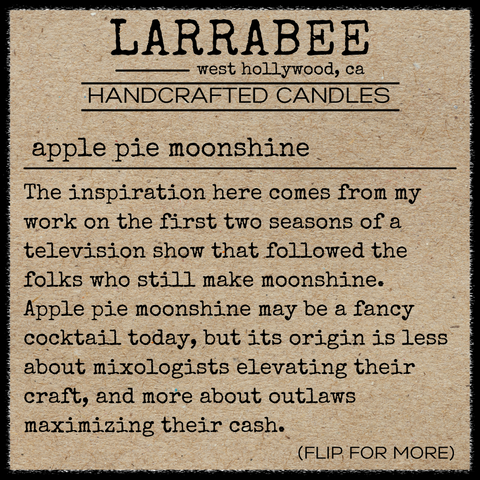 front of story card for apple pie moonshine