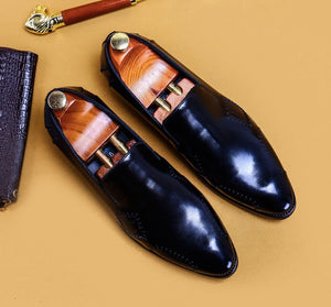 genuine leather mens dress shoes