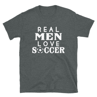 Real Men Love Soccer - T-Shirt - real men t-shirts, Men funny T-shirts, Men sport & fitness Tshirts, Men hoodies & sweats