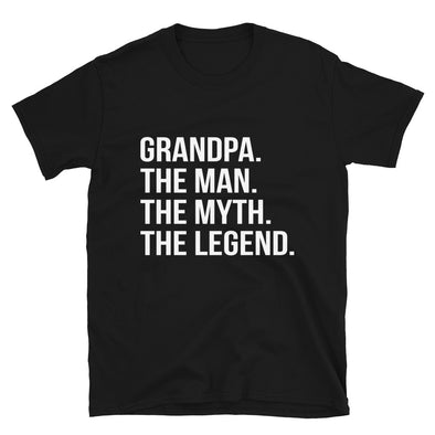 Grandpa, The Men, The Myth, The Legend - T-Shirt - real men t-shirts, Men funny T-shirts, Men sport & fitness Tshirts, Men hoodies & sweats