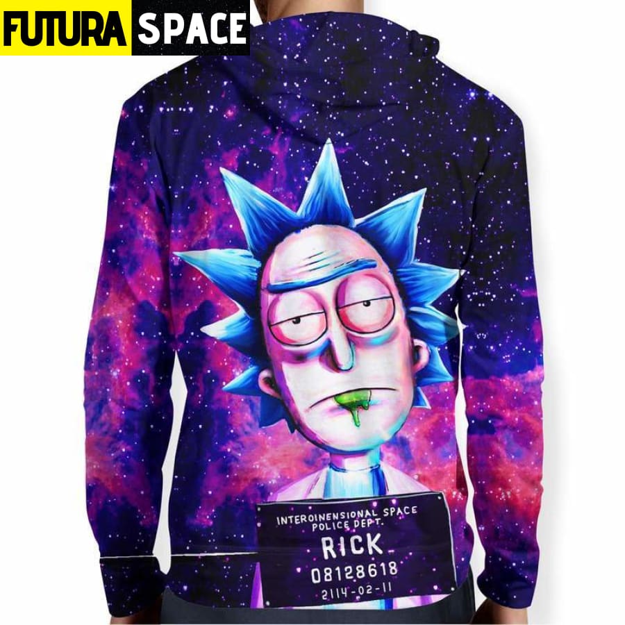 rick and morty galaxy hoodie