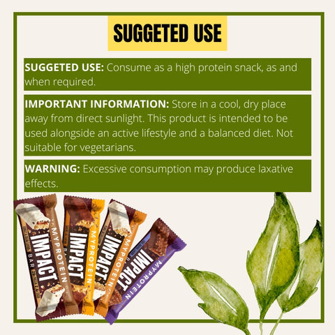 Myprotein Impact Protein Bar Suggested Use