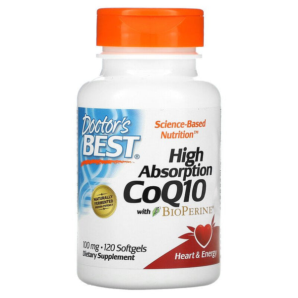 Doctor's Best, High Absorption CoQ10 With BioPerine - front