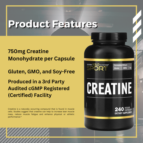 Creatine Product Features