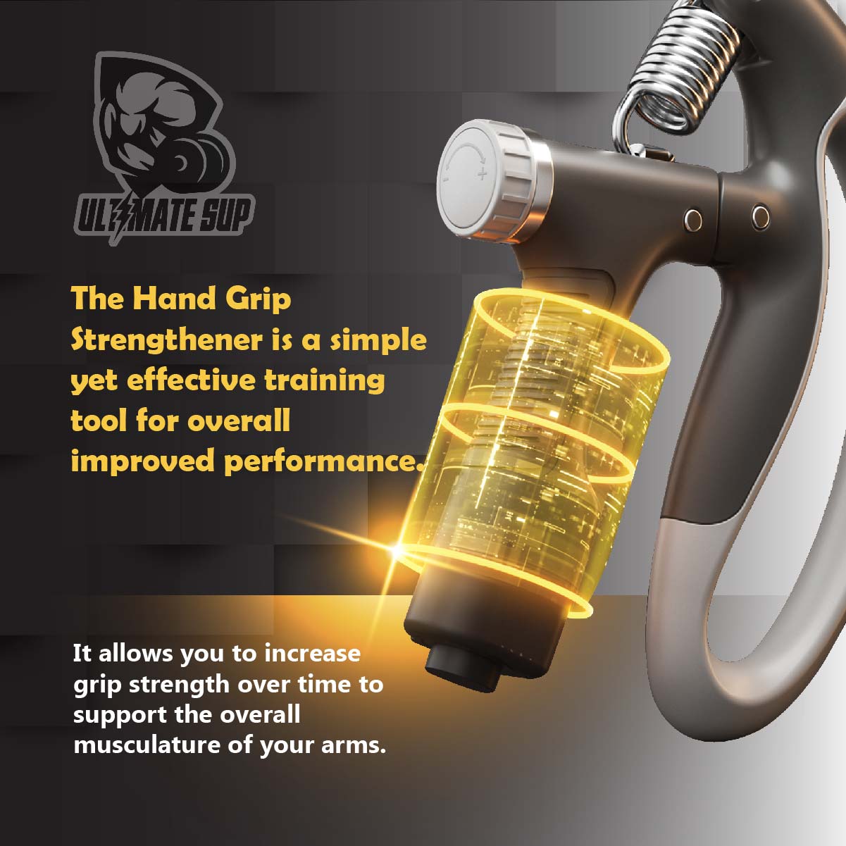 Ultimate Sup, Hand Grip, Hand Grip Strengthener, Hand Exercise, Finger Exercise, Finger Stretcher, Finger Gripper - Overview