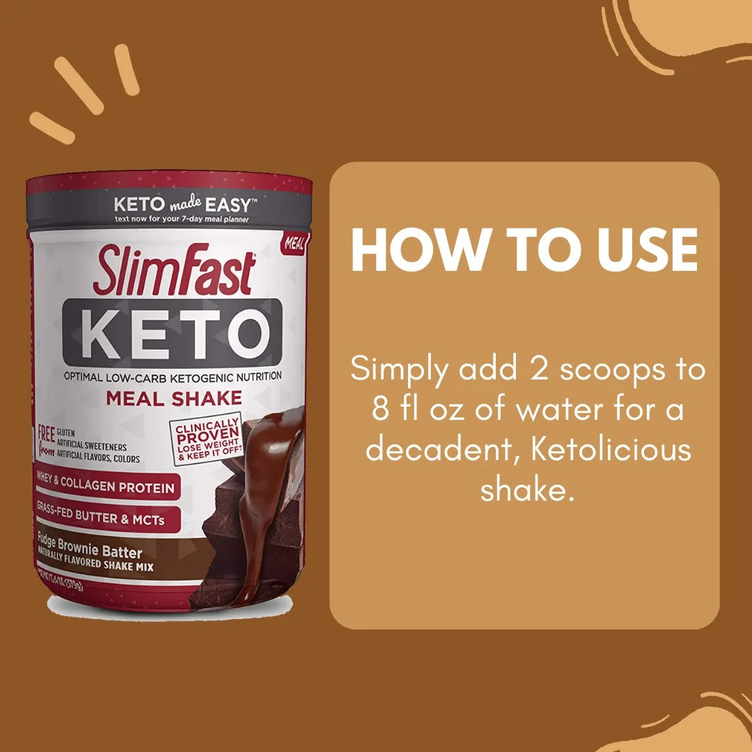 How to use SlimFast Keto Meal Shake Mix?