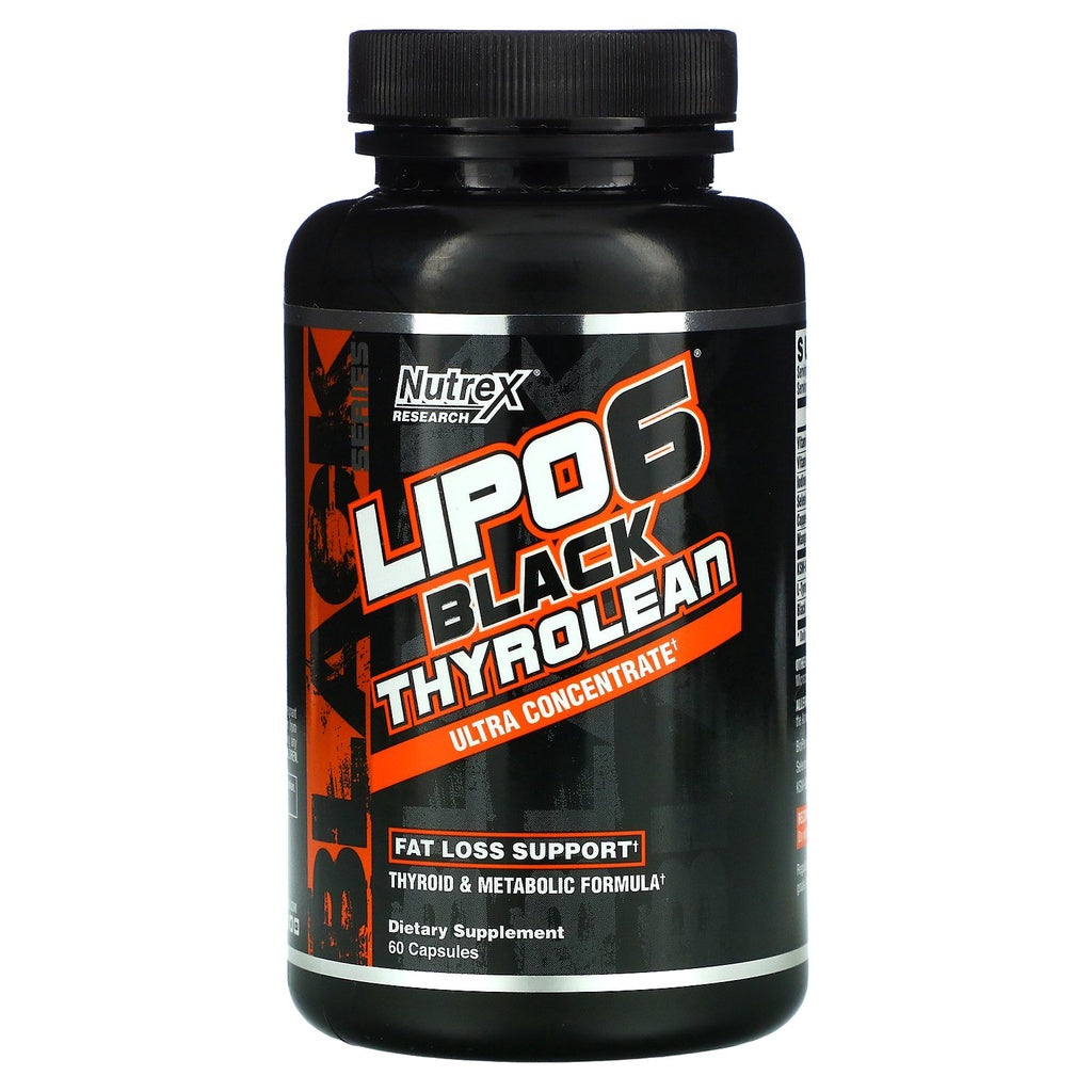 Nutrex Research LIPO-6 Black Thyrolean - Front