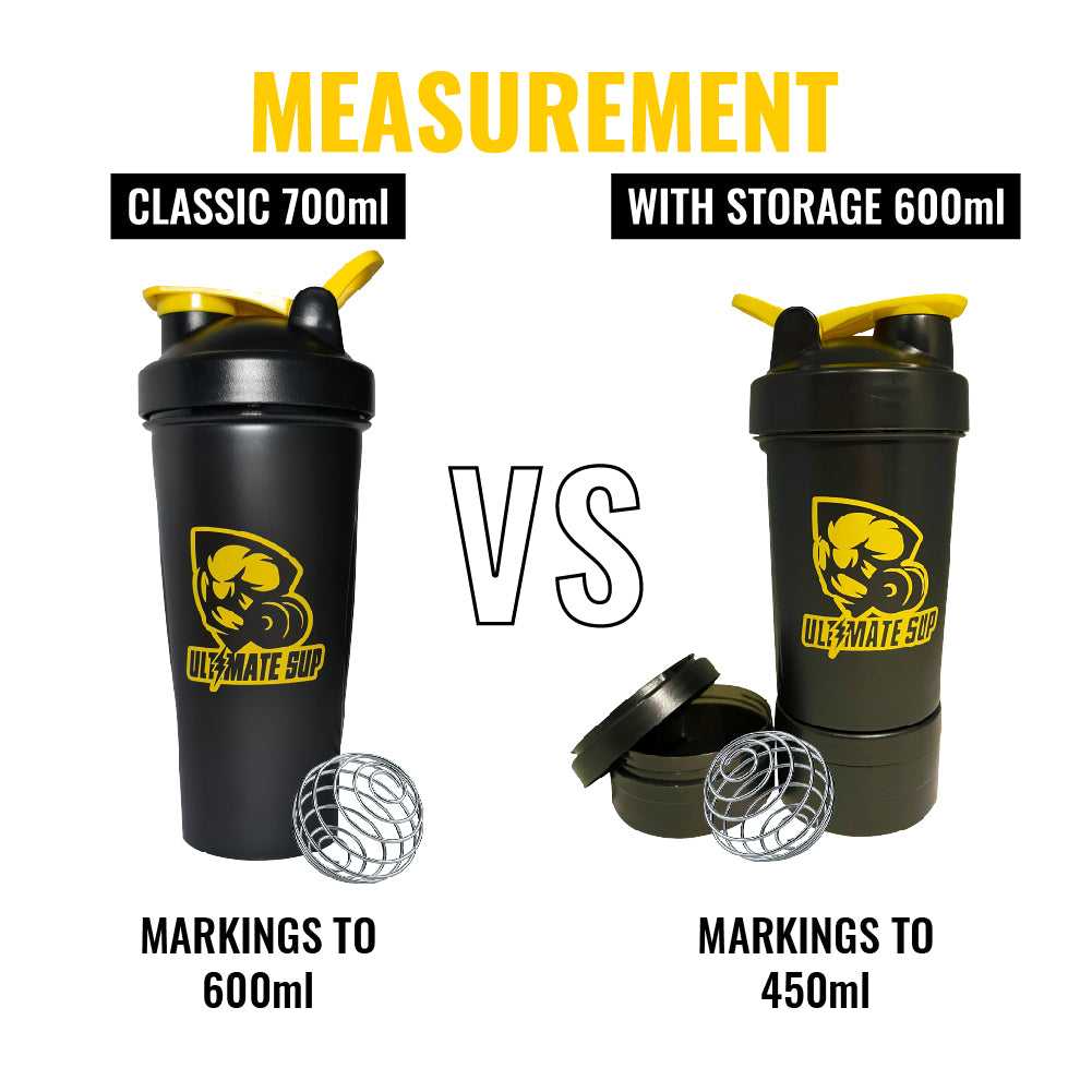 Signature Protein Shaker, Water Bottle with Blender Ball - Ultimate Sup-700ml