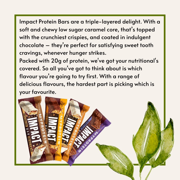 Myprotein Impact Protein Bar Product Overview