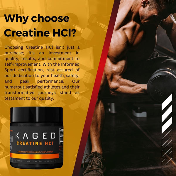 Kaged, Creatine HCl, Unflavored, 1.98 oz (56.25 g) - Why choose