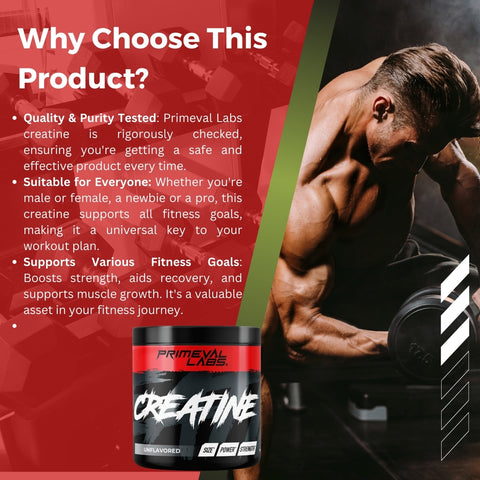 Primeval Labs, Creatine Monohydrate - Why choose