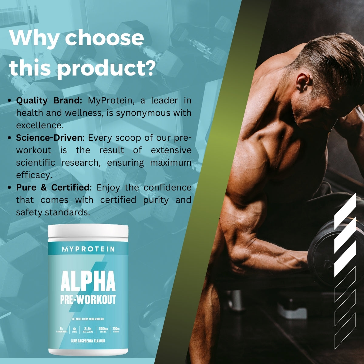 MyProtein Alpha Pre Workout - why choose