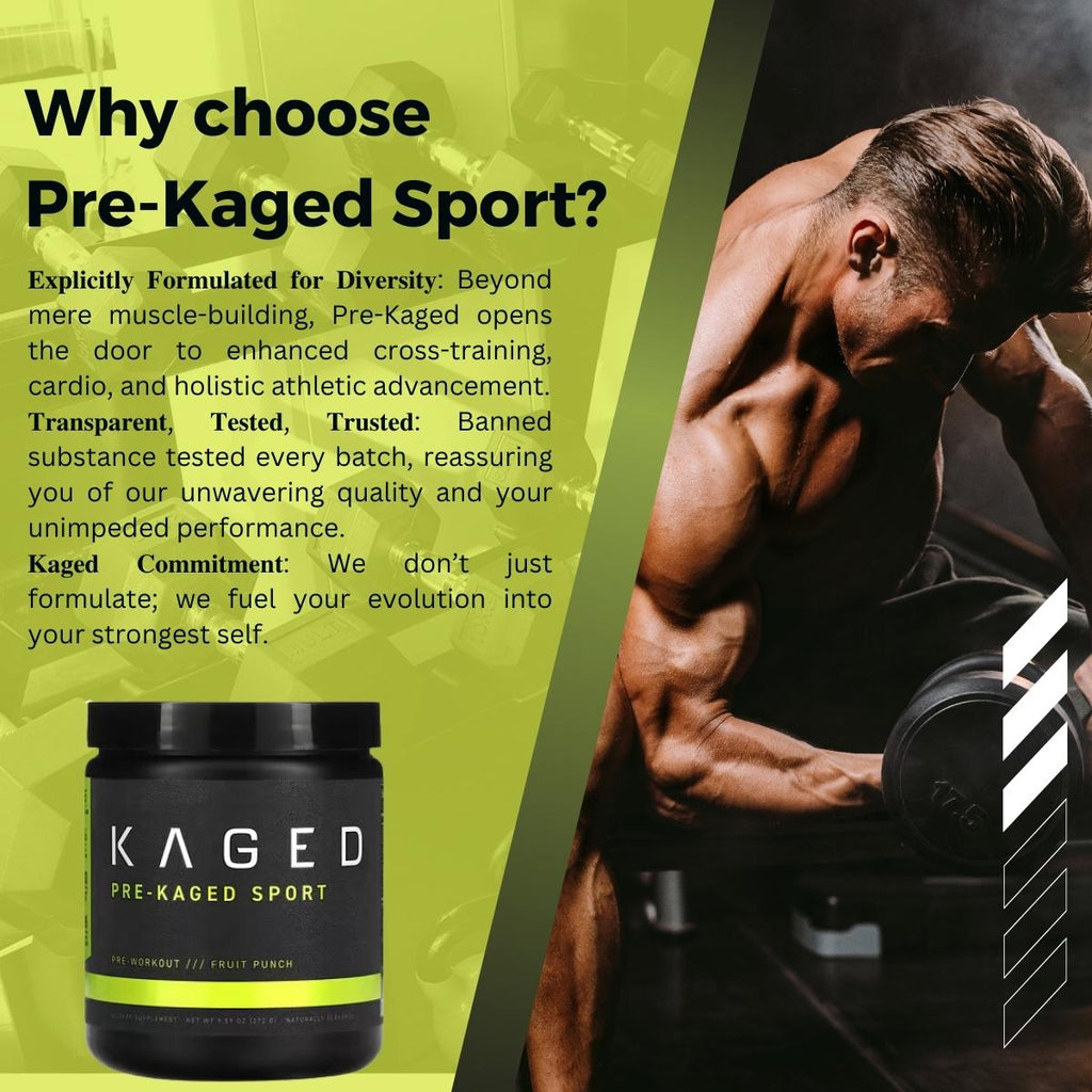 Kaged, PRE KAGED Sport, Pre Workout, 20 servings - Why choose