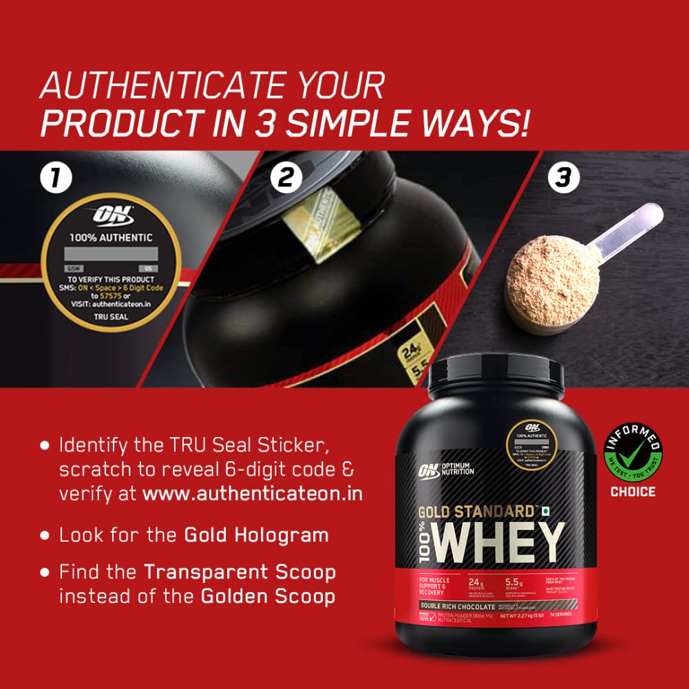 COMBO Optimum Nutrition Whey Features